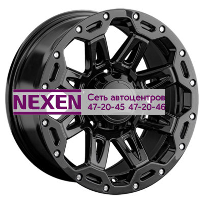 LS 9x17/5x150 ET30 D110,1 1346 BK (конус, Колпак+лого)