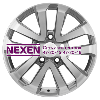 Khomen Wheels 8,5x20/5x150 ET58 D110,1 KHW2003 (LX570/LC100/LC200) Gray-FP