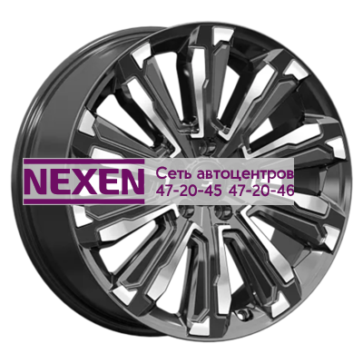 Premium Series 8x20/5x114,3 ET45 D66,1 HUMBER (КР1061) Diamond Black Gris