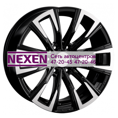 LS 8x20/6x139,7 ET30 D77,8 812 BKF (конус, Колпак+лого)