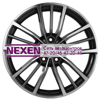 Khomen Wheels 8x20/5x114,3 ET45 D67,1 KHW2012 (FAW Bestune T99) Black-FP
