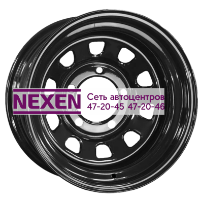 ZEPP 4х4 7x15/5x139,7 ET25 D110 УАЗ Semicircle Gloss Black (LTM)