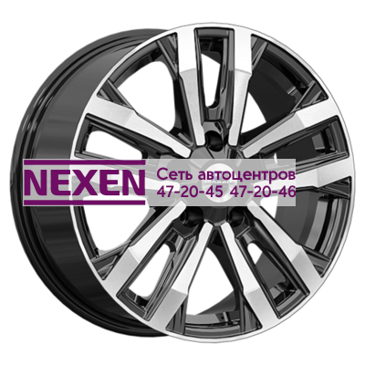 K&K 8x18/5x130 ET43 D84,1 Мичиган (КС1107) Алмаз черный