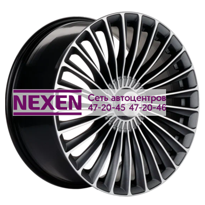 Khomen Wheels 9,5x20/5x112 ET38 D66,6 KHW2008 (Mercedes Rear) Gray-FP Matt