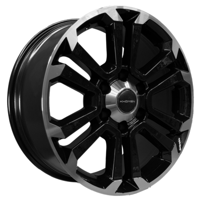 Khomen Wheels 7,5x18/6x139,7 ET30 D106,1 KHW1817 (Fortuner/Hilux) Black-FP