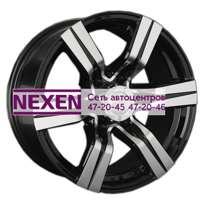 LS 8x16/6x139,7 ET10 D106,1 767 BKF (конус, Колпак+лого)