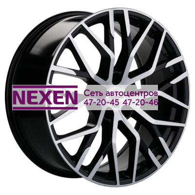 Khomen Wheels 8,5x20/5x112 ET30 D66,5 KHW2005 (Audi/VW) Black-FP