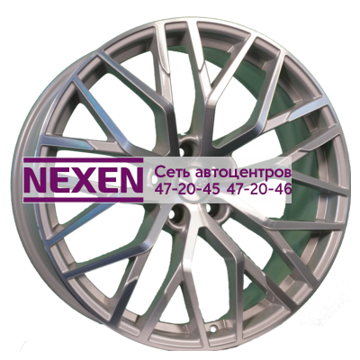 Khomen Wheels 8,5x20/5x112 ET33 D66,5 KHW2005 (Audi/VW) Brilliant Silver-FP