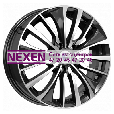 K&K 6,5x17/4x100 ET37 D67,1 Flanker (КС751) Алмаз черный