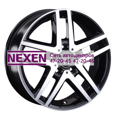 Replay 6,5x16/5x120 ET51 D65,1 VV206 BKF (конус, C570-01)