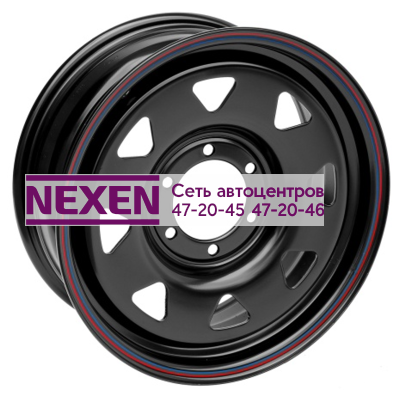 Off-Road Wheels 8x17/6x139,7 ET20 D110 Тойота Ниссан черный (треуг. мелкий)