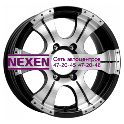 K&K 7x15/5x139,7 ET-5 D108,5 Байконур (КС473) Алмаз черный