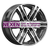 K&K 7,5x17/6x114,3 ET30 D66,1 R8 (КС1174) Алмаз черный