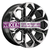 LS 9x20/6x139,7 ET20 D106,1 1366 BKF (конус, Колпак+лого)