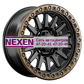 LS FlowForming 9x18/5x150 ET25 D110,1 RC90 BK (конус, Колпак+лого)