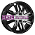 Khomen Wheels 6x16/4x100 ET47 D56,6 KHW1609 (Nexia) Black