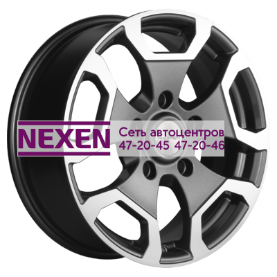 Khomen Wheels 6,5x17/5x139,7 ET40 D98,5 KHW1725 (Niva Travel/Legend) Gray-FP