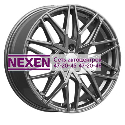 Скад 7x17/5x100 ET45 D67,1 Азимут графит