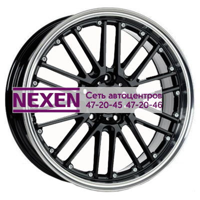 Borbet 8,5x19/5x108 ET45 D72,5 CW2/5 Black Rim Polished