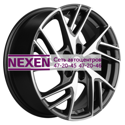 Khomen Wheels 6,5x17/5x108 ET33 D60,1 KHW1722 (Chery Tiggo 7pro/Exeed LX) Gray-FP