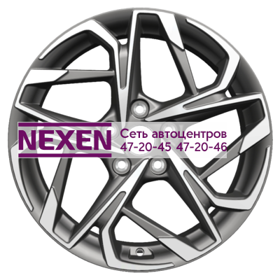 Khomen Wheels 7x17/5x110 ET40 D67,1 KHW1716 (Evolute i-Joy) Gray-FP