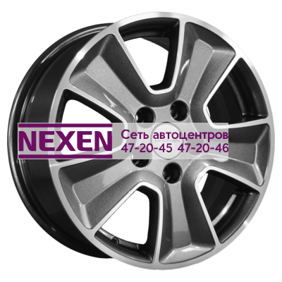 Khomen Wheels 6,5x16/5x114,3 ET46 D67,1 KHW1601 (ASX) Gray-FP