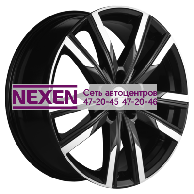 Khomen Wheels 7,5x19/5x100 ET28 D57,1 KHW1905 (FAW Bestune T77) Black-FP