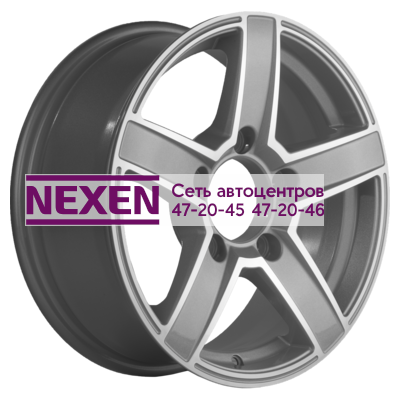 Khomen Wheels 6,5x16/5x139,7 ET35 D98,5 KHW1614 (Niva 4x4 Bronto) F-Silver-FP