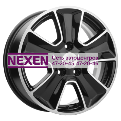 Khomen Wheels 6,5x16/5x110 ET46 D63,3 KHW1601 (Changan CS35) Black-FP