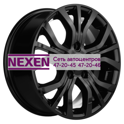 Khomen Wheels 6,5x16/5x110 ET43 D65,1 KHW1608 (Opel Zafira) Black