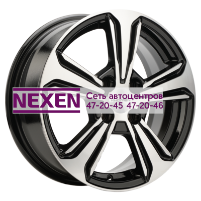 Khomen Wheels 6x15/4x100 ET45 D56,6 KHW1502 (Nexia) Black-FP