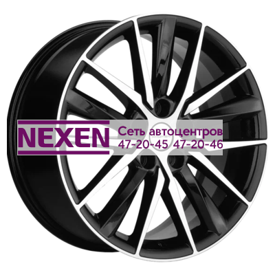 Khomen Wheels 8x18/5x108 ET46 D63,4 KHW1807 (Tugella/Jaguar XF/F-Pace) Black-FP