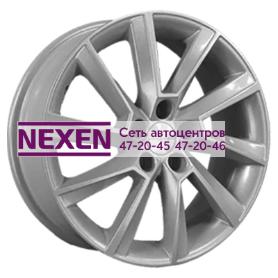 Khomen Wheels 6x16/5x100 ET45 D54,1 KHW1604 (Yaris) F-Silver