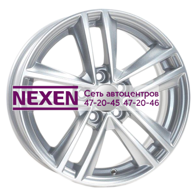 Aero 6x15/5x100 ET38 D57,1 A1712 (КС712) Silver