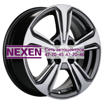 Khomen Wheels 6x15/4x100 ET45 D56,6 KHW1502 (Nexia) Gray-FP