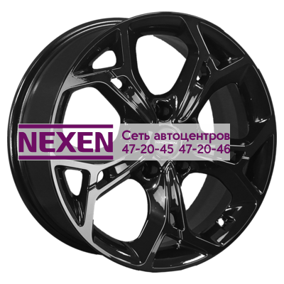 Khomen Wheels 7x17/5x108 ET50 D63,35 KHW1702 (Ford C-Max) Black