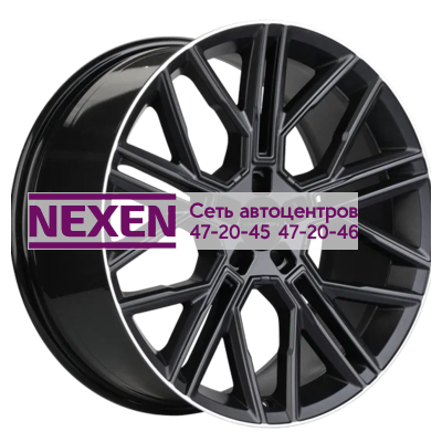 Khomen Wheels 9,5x21/5x112 ET31 D66,6 KHW2101 (Q7/Touareg) Black matt MR