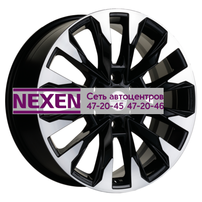 Khomen Wheels 8x20/6x114,3 ET45 D66,1 KHW2010 (Navara) Black-FP