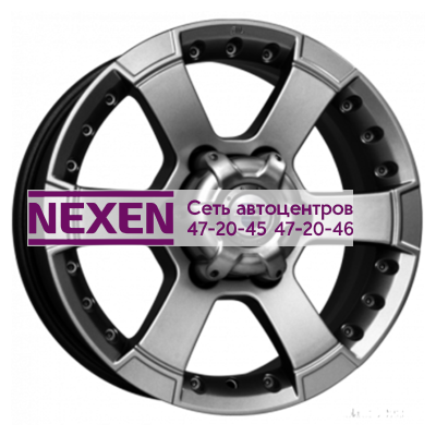 K&K 7x16/6x139,7 ET38 D108,1 M56 (КС593) Дарк платинум