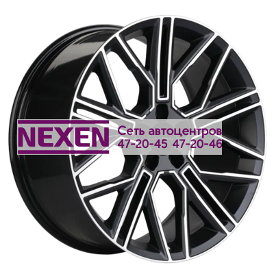 Khomen Wheels 9,5x21/5x120 ET49 D72,6 KHW2101 (RRover) Black-FP matt