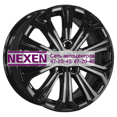 Khomen Wheels 6,5x16/5x112 ET50 D57,1 KHW1610 (Octavia) Black