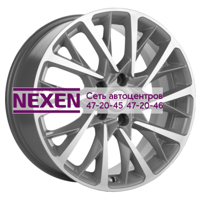 Khomen Wheels 7,5x18/5x108 ET45 D65,1 KHW1804 (DFM AX7/580/Evolute i-Pro) F-Silver-FP