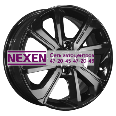 Khomen Wheels 6x15/4x100 ET50 D60,1 KHW1501 (Vesta) Black