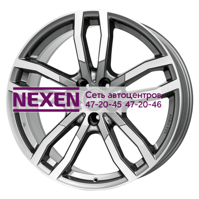 Alutec 8,5x19/5x114,3 ET40 D70,1 DriveX Metal Grey Front Polished