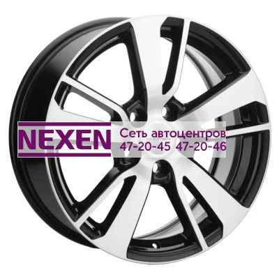 Khomen Wheels 7x17/5x108 ET50 D63,35 KHW1704 (Ford C-Max) Black-FP