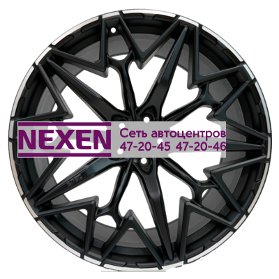 Khomen Wheels 10x22/5x112 ET30 D66,6 ZEUS 2202 (X5/X6/X7/Cullinan) Black matt MR