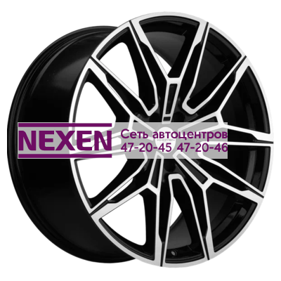 Khomen Wheels 9,5x21/5x112 ET37 D66,6 KHW2105 (X5/X6/X7осн.) Black-FP