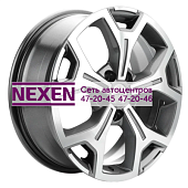 Khomen Wheels 6,5x17/5x112 ET50 D66,6 KHW1710(2) (Mercedes Vito) Gray